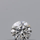 0.19 carat Round diamond D  VVS2 Excellent