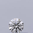 0.18 carat Round diamond E VVS2 Excellent