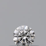 0.19 carat Round diamond F  IF Excellent