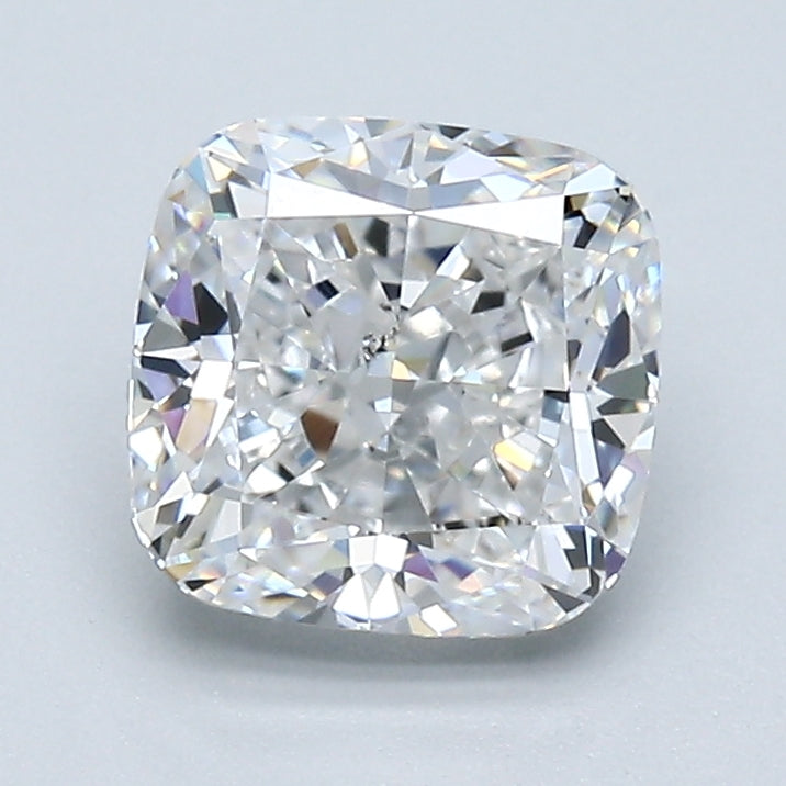 1.72 carat Cushion diamond D  SI1