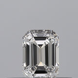 0.25 carat Emerald diamond D VVS1 