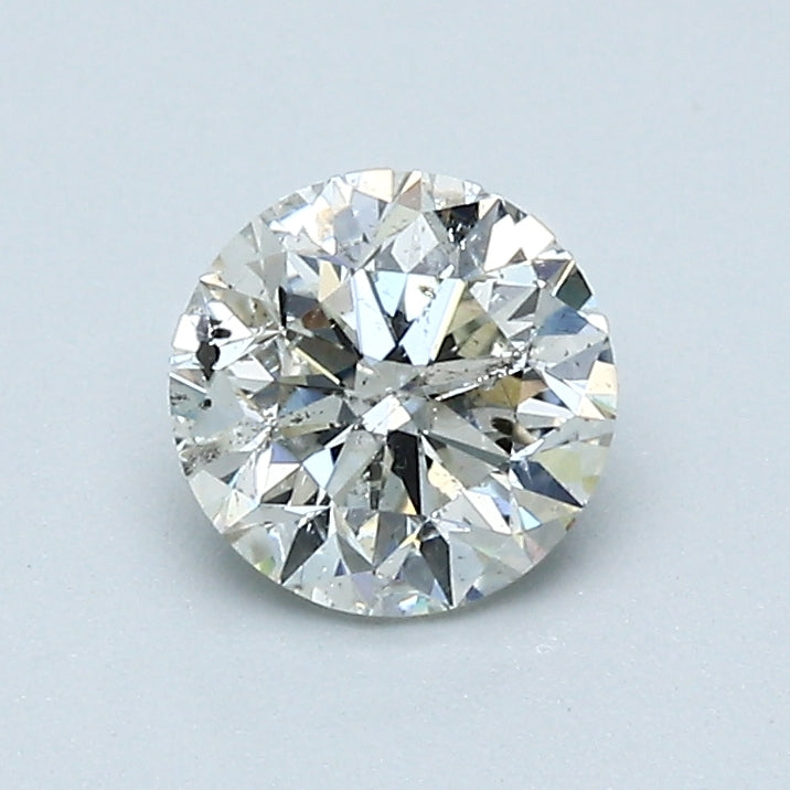 0.75 carat Round diamond J  I1 Good