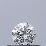 0.25 carat Round diamond F IF Excellent