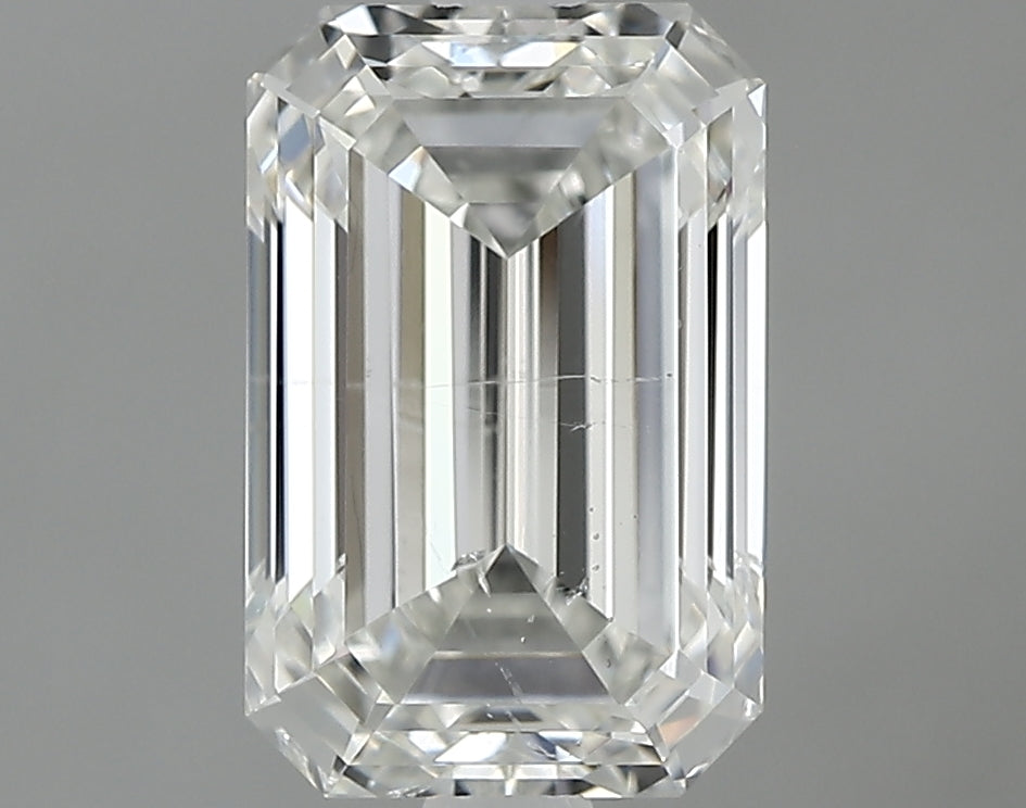 1.60 carat Emerald diamond H SI2 