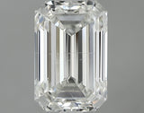 1.60 carat Emerald diamond H SI2 