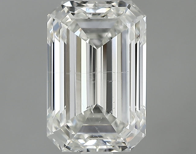 1.60 carat Emerald diamond H SI2 