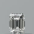 0.23 carat Emerald diamond E VVS2 