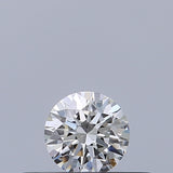 0.21 carat Round diamond F VVS1 Excellent