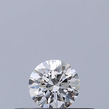 0.18 carat Round diamond E VVS1 Excellent