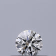 0.18 carat Round diamond E VVS2 Excellent