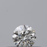0.18 carat Round diamond F  VVS2 Excellent
