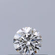 0.26 carat Round diamond E IF Excellent
