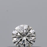 0.19 carat Round diamond F  IF Excellent