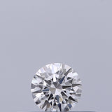 0.18 carat Round diamond D VVS1 Excellent
