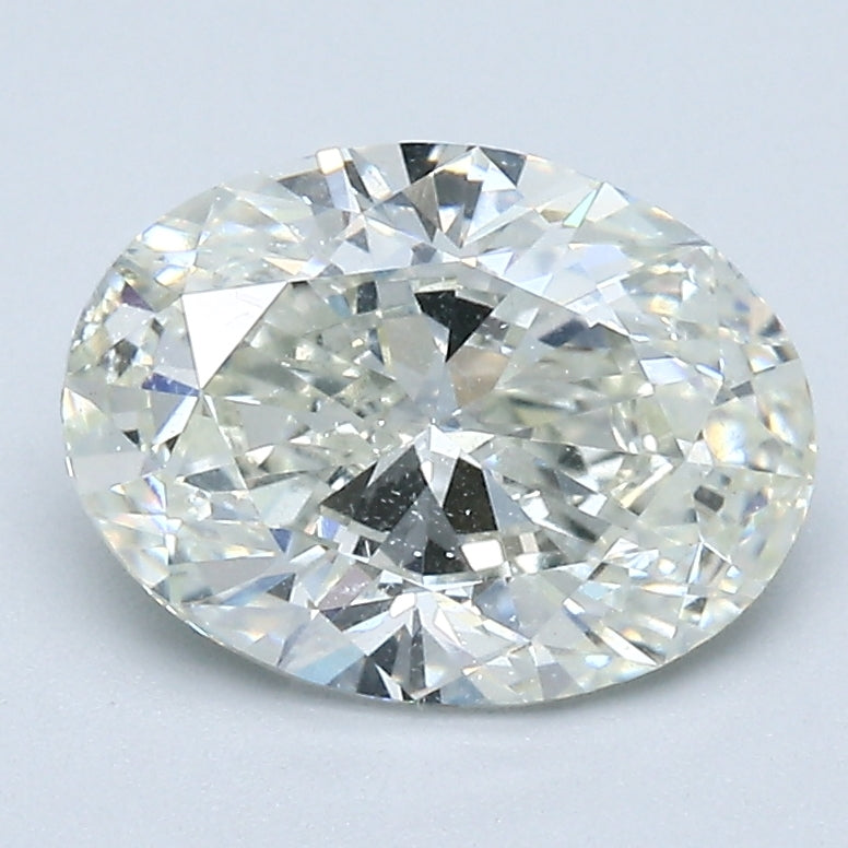 Diamant <tc>oval</tc> J SI2 de 2,01 carats