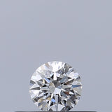 0.19 carat Round diamond E VVS1 Excellent