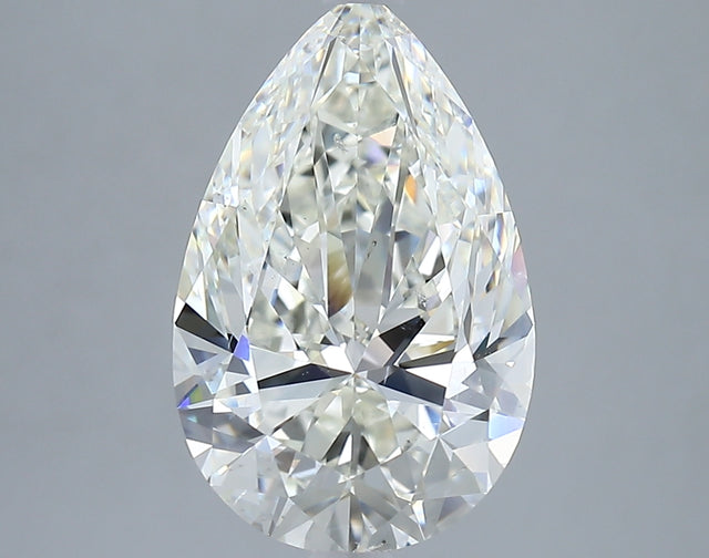 4.01 carat Pear diamond J SI2 
