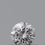 0.25 carat Round diamond F  IF Excellent