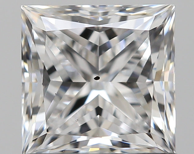 0.91 carat Princess diamond D SI1 