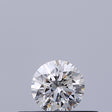 0.22 carat Round diamond E VVS2 Excellent