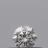 0.19 carat Round diamond E VVS1 Excellent