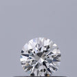 0.24 carat Round diamond E IF Excellent