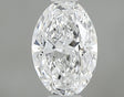 0.29 carat Oval diamond D VVS2 