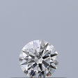 0.23 carat Round diamond G IF Excellent