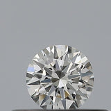 0.21 carat Round diamond F  VVS2 Excellent