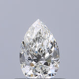 0.37 carat Pear diamond H VVS1 