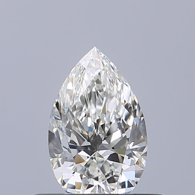 0.37 carat Pear diamond H VVS1 