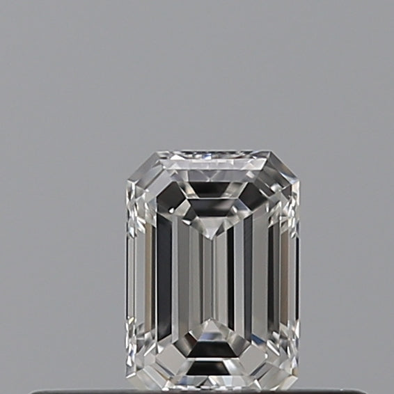 0.24 carat Emerald diamond F  VVS2