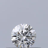 0.25 carat Round diamond E VVS2 Excellent
