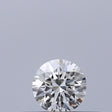 0.21 carat Round diamond E VVS2 Excellent