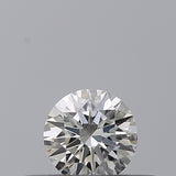 0.21 carat Round diamond F  VVS1 Excellent