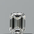 0.24 carat Emerald diamond E VVS2 