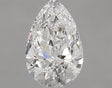 0.60 carat Pear diamond F VVS2 