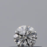 0.19 carat Round diamond E VVS2 Excellent