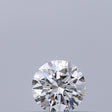 0.20 carat Round diamond E VVS1 Excellent