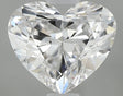 0.74 carat Heart diamond F SI2 