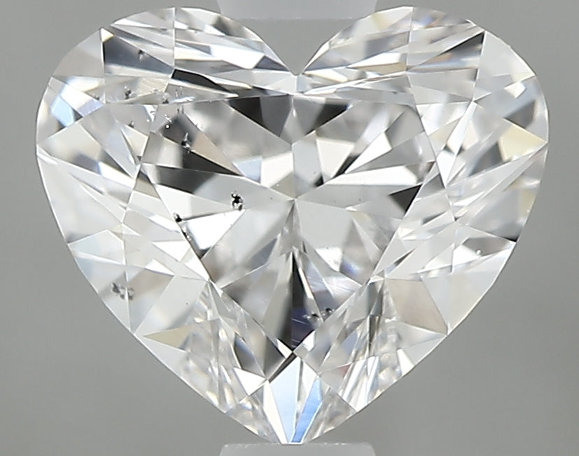 0.74 carat Heart diamond F SI2 