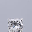 0.35 carat Princess diamond D VVS1 