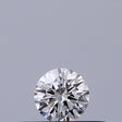 0.18 carat Round diamond E VVS1 Excellent