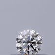 0.18 carat Round diamond E VVS2 Excellent