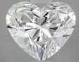 0.91 carat Heart diamond E SI1 