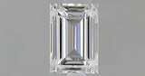 0.41 carat Baguette diamond E  VVS1