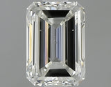0.70 carat Emerald diamond I SI1 