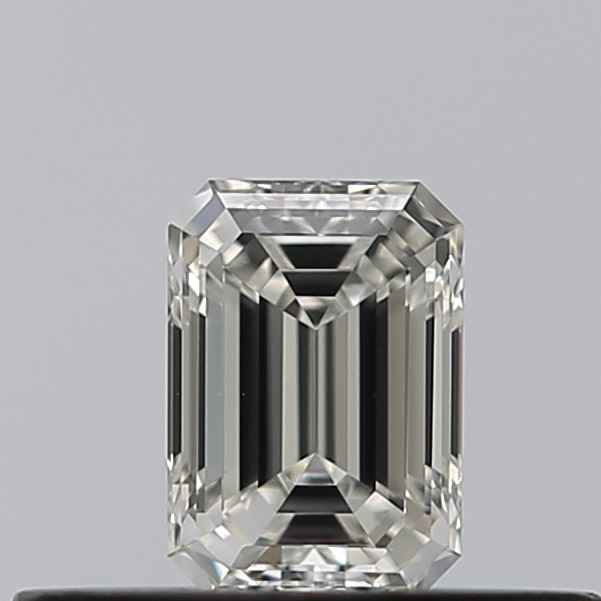 0.24 carat Emerald diamond F  VVS2