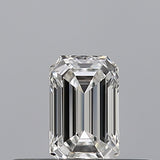 0.23 carat Emerald diamond F VVS1 