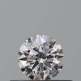 0.22 carat Round diamond F  VVS1 Excellent